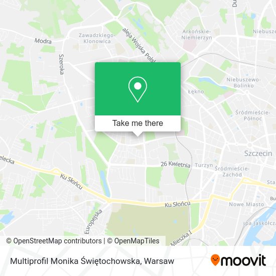 Multiprofil Monika Świętochowska map