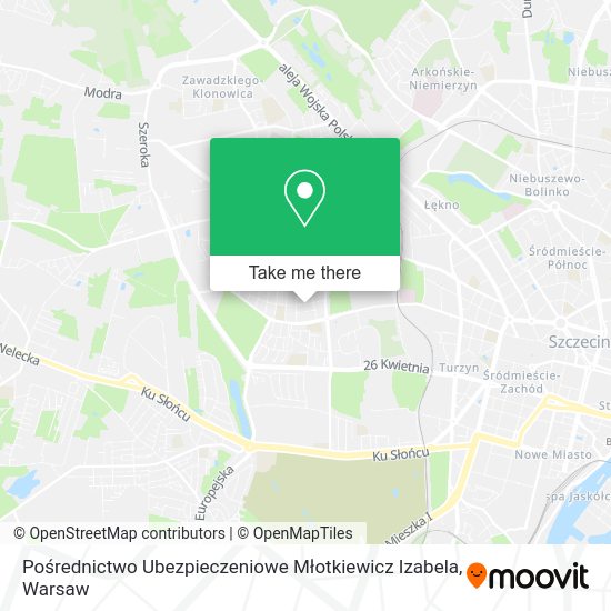 Pośrednictwo Ubezpieczeniowe Młotkiewicz Izabela map