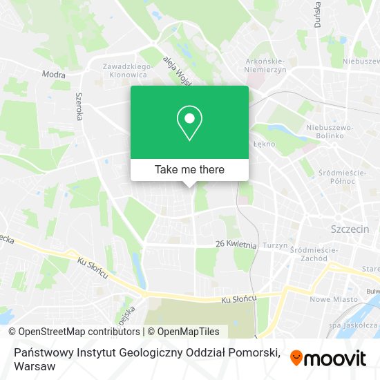 Карта Państwowy Instytut Geologiczny Oddział Pomorski