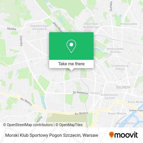 Morski Klub Sportowy Pogon Szczecin map