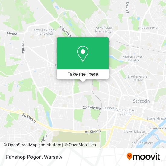 Fanshop Pogoń map