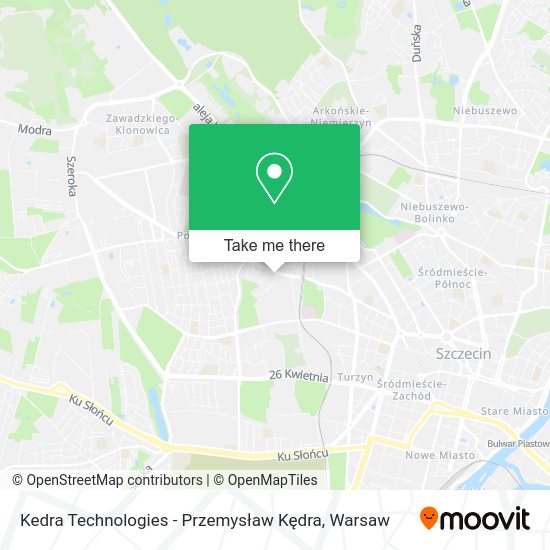 Kedra Technologies - Przemysław Kędra map