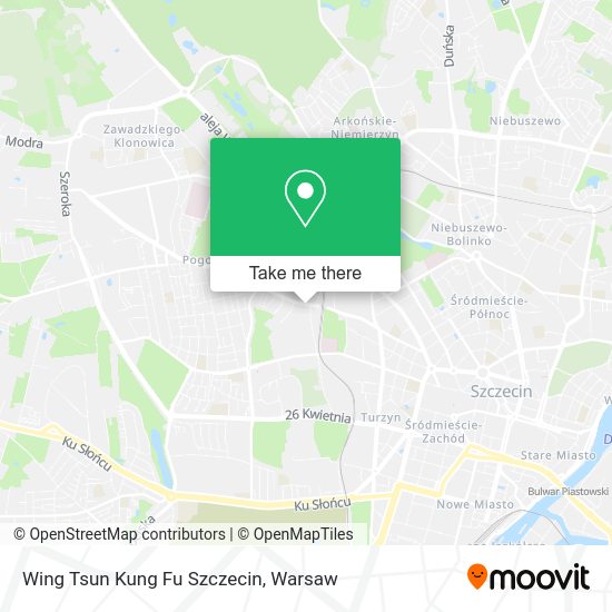 Wing Tsun Kung Fu Szczecin map