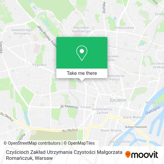 Czyścioch Zakład Utrzymania Czystości Małgorzata Romańczuk map