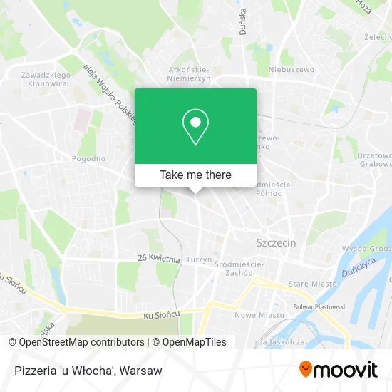 Карта Pizzeria 'u Włocha'