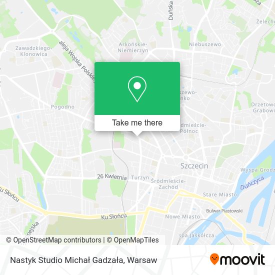 Nastyk Studio Michał Gadzała map