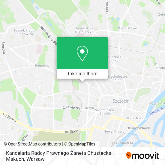 Kancelaria Radcy Prawnego Żaneta Chustecka-Makuch map