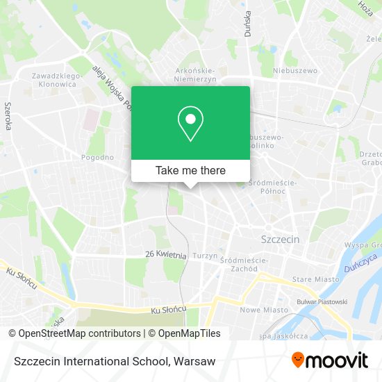 Szczecin International School map