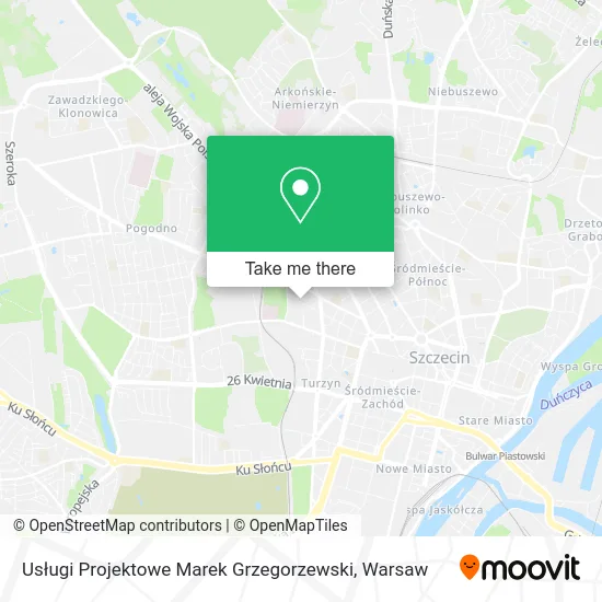 Карта Usługi Projektowe Marek Grzegorzewski
