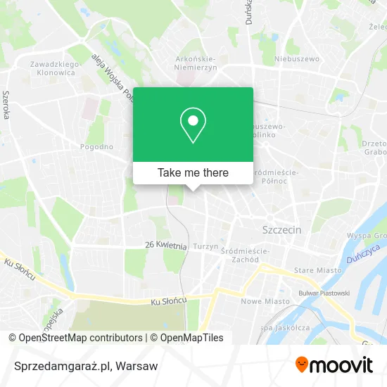 Карта Sprzedamgaraż.pl