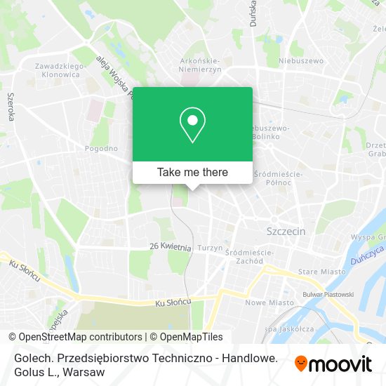 Golech. Przedsiębiorstwo Techniczno - Handlowe. Golus L. map