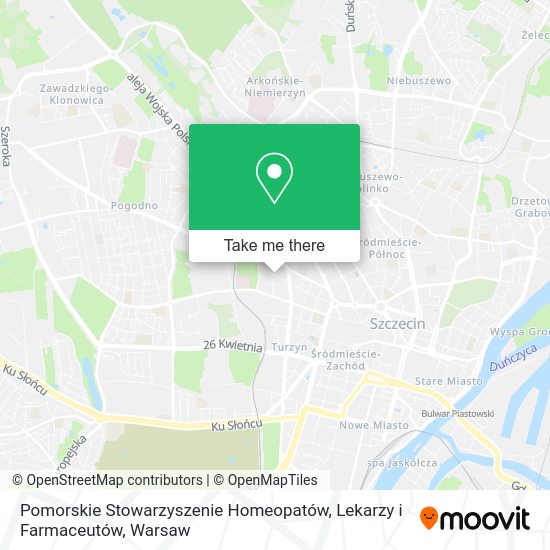 Pomorskie Stowarzyszenie Homeopatów, Lekarzy i Farmaceutów map