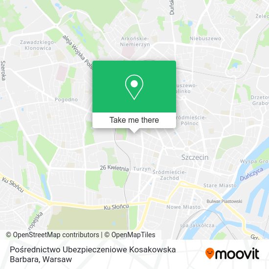 Pośrednictwo Ubezpieczeniowe Kosakowska Barbara map