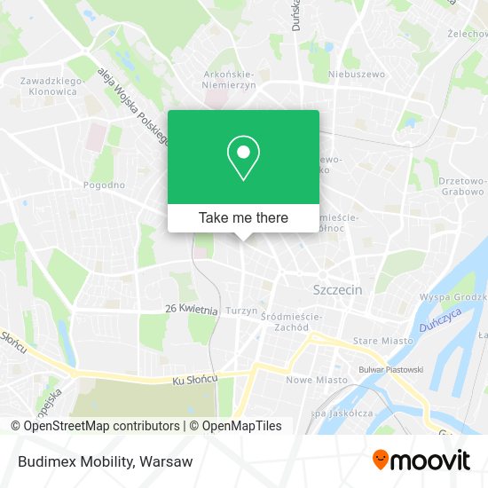 Budimex Mobility map