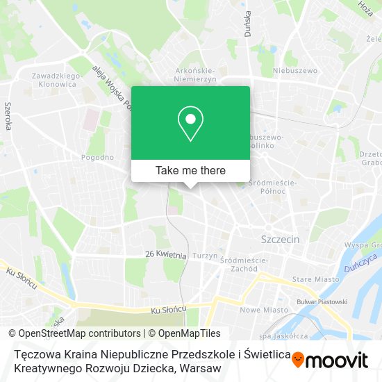 Tęczowa Kraina Niepubliczne Przedszkole i Świetlica Kreatywnego Rozwoju Dziecka map