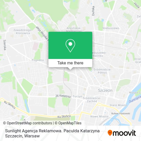 Sunlight Agencja Reklamowa. Paculda Katarzyna Szczecin map