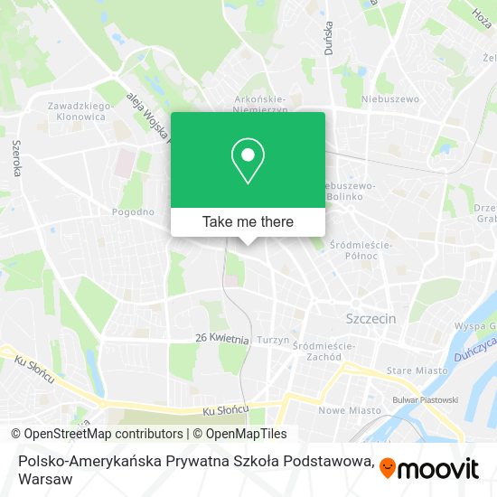 Polsko-Amerykańska Prywatna Szkoła Podstawowa map