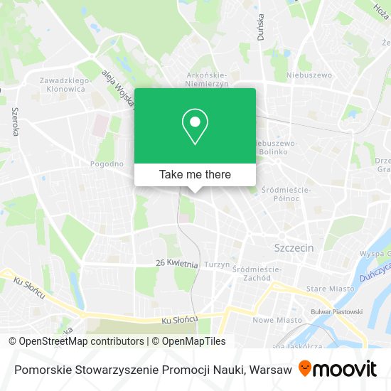 Pomorskie Stowarzyszenie Promocji Nauki map