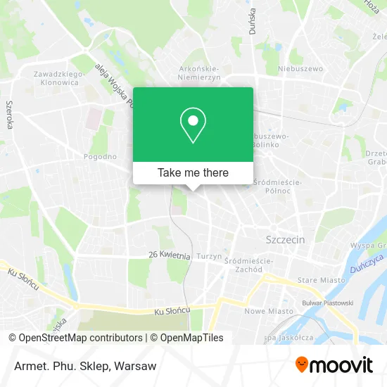 Карта Armet. Phu. Sklep