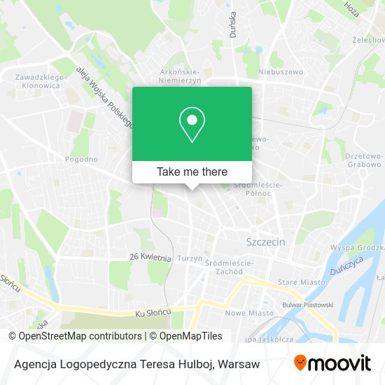 Agencja Logopedyczna Teresa Hulboj map