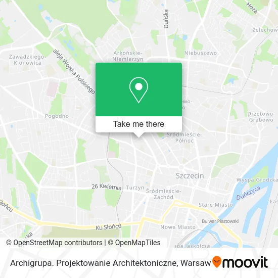 Карта Archigrupa. Projektowanie Architektoniczne