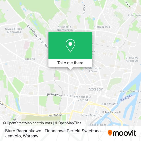 Biuro Rachunkowo - Finansowe Perfekt Swietłana Jemioło map