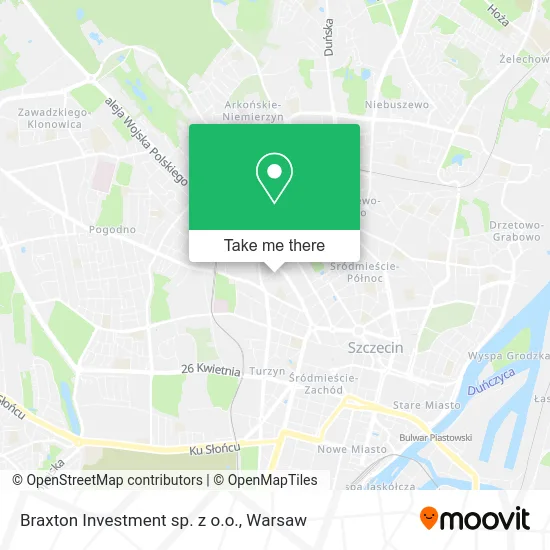 Карта Braxton Investment sp. z o.o.