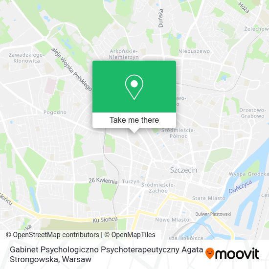 Карта Gabinet Psychologiczno Psychoterapeutyczny Agata Strongowska