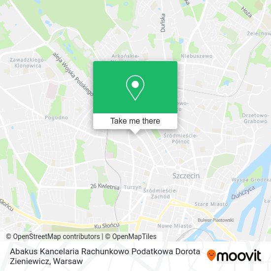 Abakus Kancelaria Rachunkowo Podatkowa Dorota Zieniewicz map