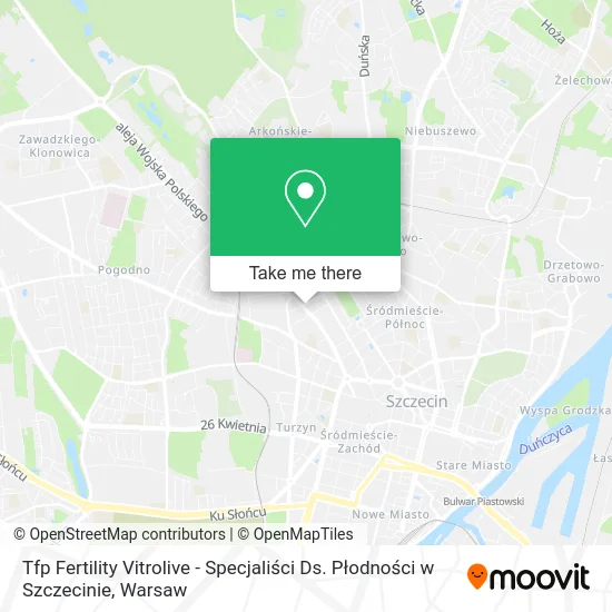 Tfp Fertility Vitrolive - Specjaliści Ds. Płodności w Szczecinie map