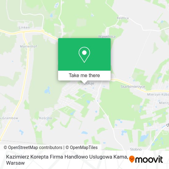 Kazimierz Korepta Firma Handlowo Uslugowa Kama map