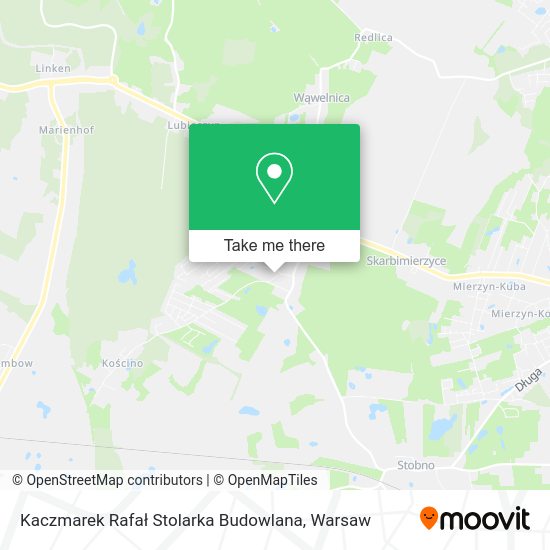 Kaczmarek Rafał Stolarka Budowlana map