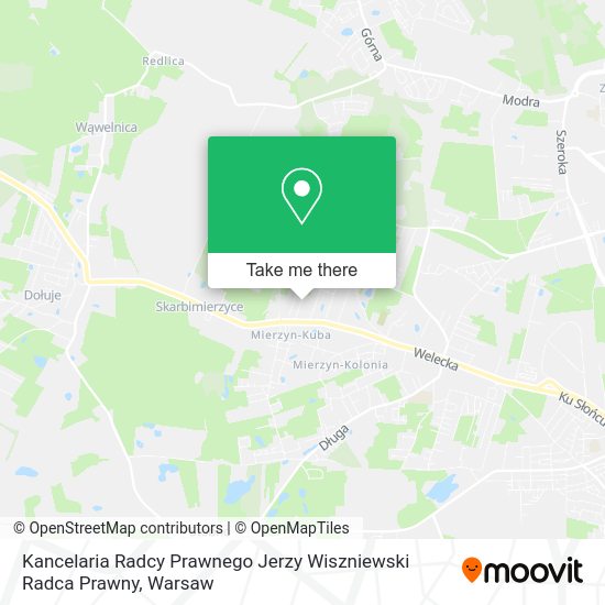 Kancelaria Radcy Prawnego Jerzy Wiszniewski Radca Prawny map