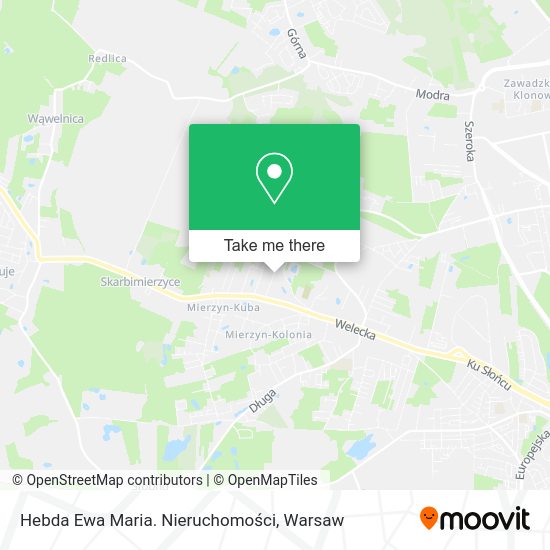 Hebda Ewa Maria. Nieruchomości map