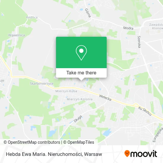 Hebda Ewa Maria. Nieruchomości map