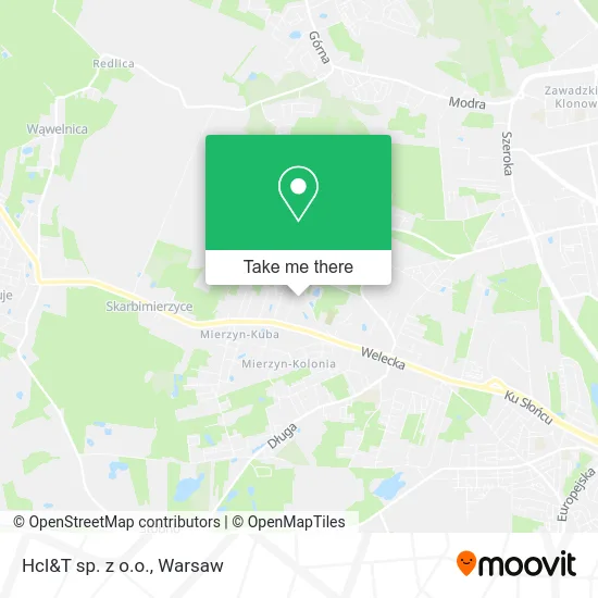 Hcl&T sp. z o.o. map