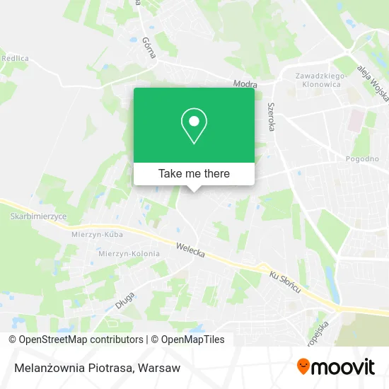 Melanżownia Piotrasa map