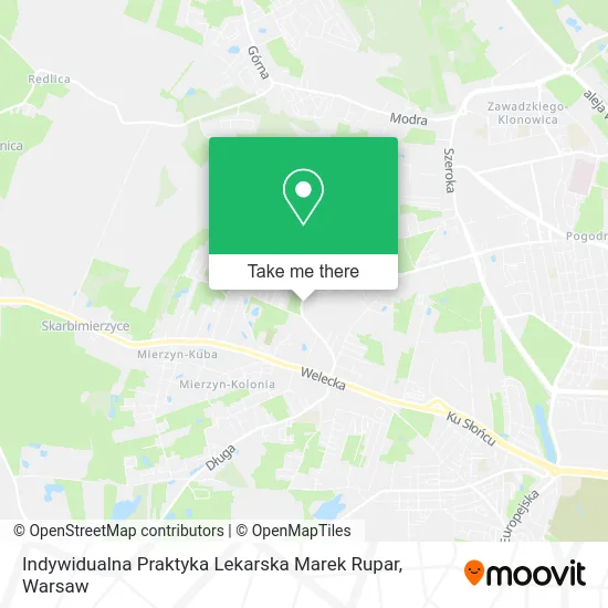 Карта Indywidualna Praktyka Lekarska Marek Rupar