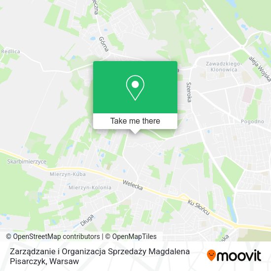 Zarządzanie i Organizacja Sprzedaży Magdalena Pisarczyk map