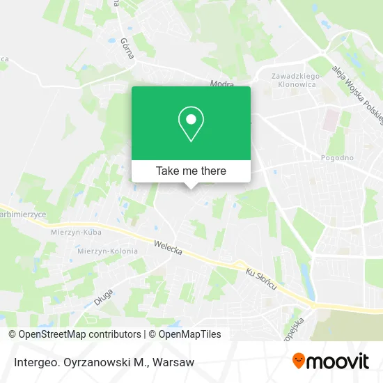 Intergeo. Oyrzanowski M. map