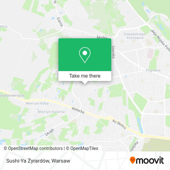 Sushi-Ya Żyrardów map