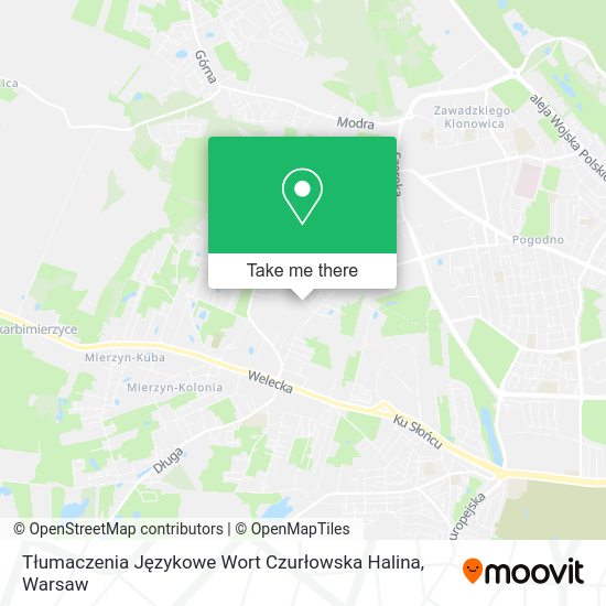 Tłumaczenia Językowe Wort Czurłowska Halina map