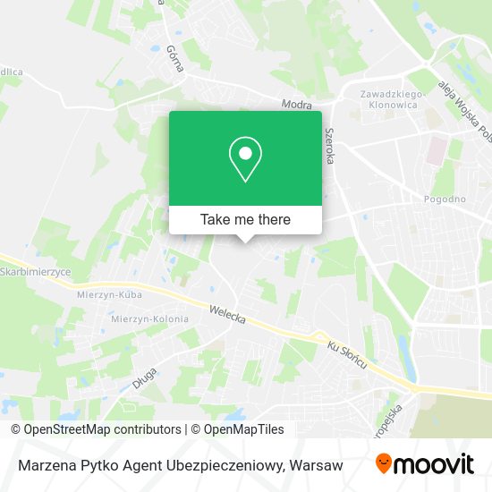 Marzena Pytko Agent Ubezpieczeniowy map