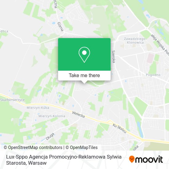 Lux-Sppo Agencja Promocyjno-Reklamowa Sylwia Starosta map