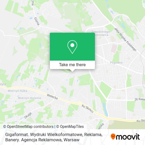 Gigaformat. Wydruki Wielkoformatowe, Reklama, Banery. Agencja Reklamowa map