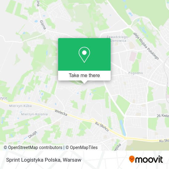 Карта Sprint Logistyka Polska