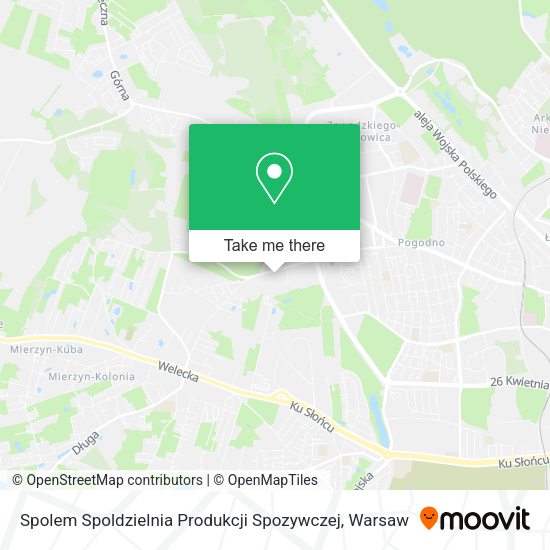 Spolem Spoldzielnia Produkcji Spozywczej map