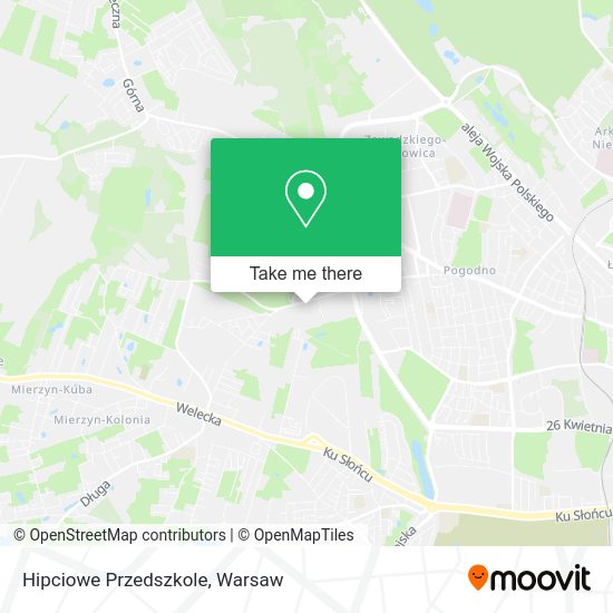 Hipciowe Przedszkole map