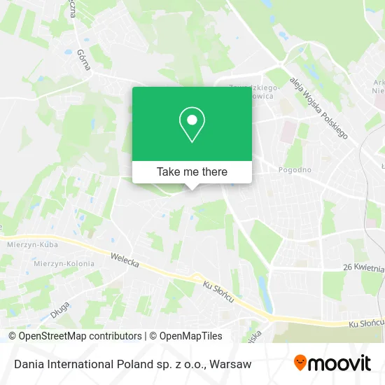 Карта Dania International Poland sp. z o.o.