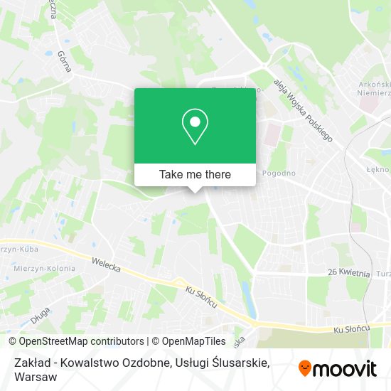 Zakład - Kowalstwo Ozdobne, Usługi Ślusarskie map